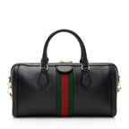 Gucci Leather Ophidia Medium Boston Bag (SHF-Cqcjoo)