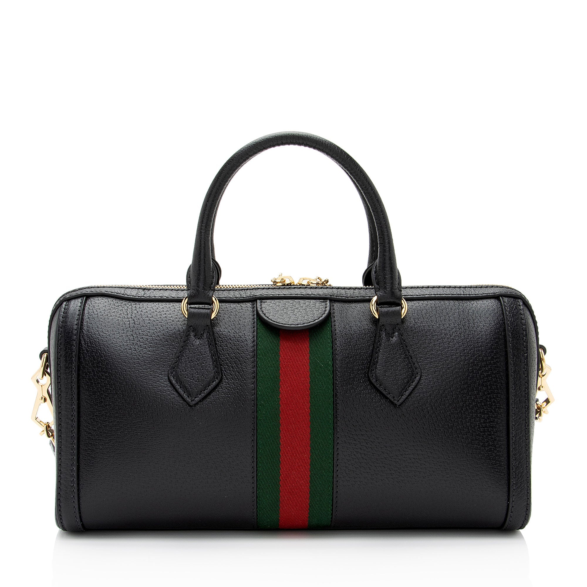 Gucci Leather Ophidia Medium Boston Bag (SHF-Cqcjoo)