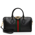 Gucci Leather Ophidia Medium Boston Bag (SHF-f7ZMqU)