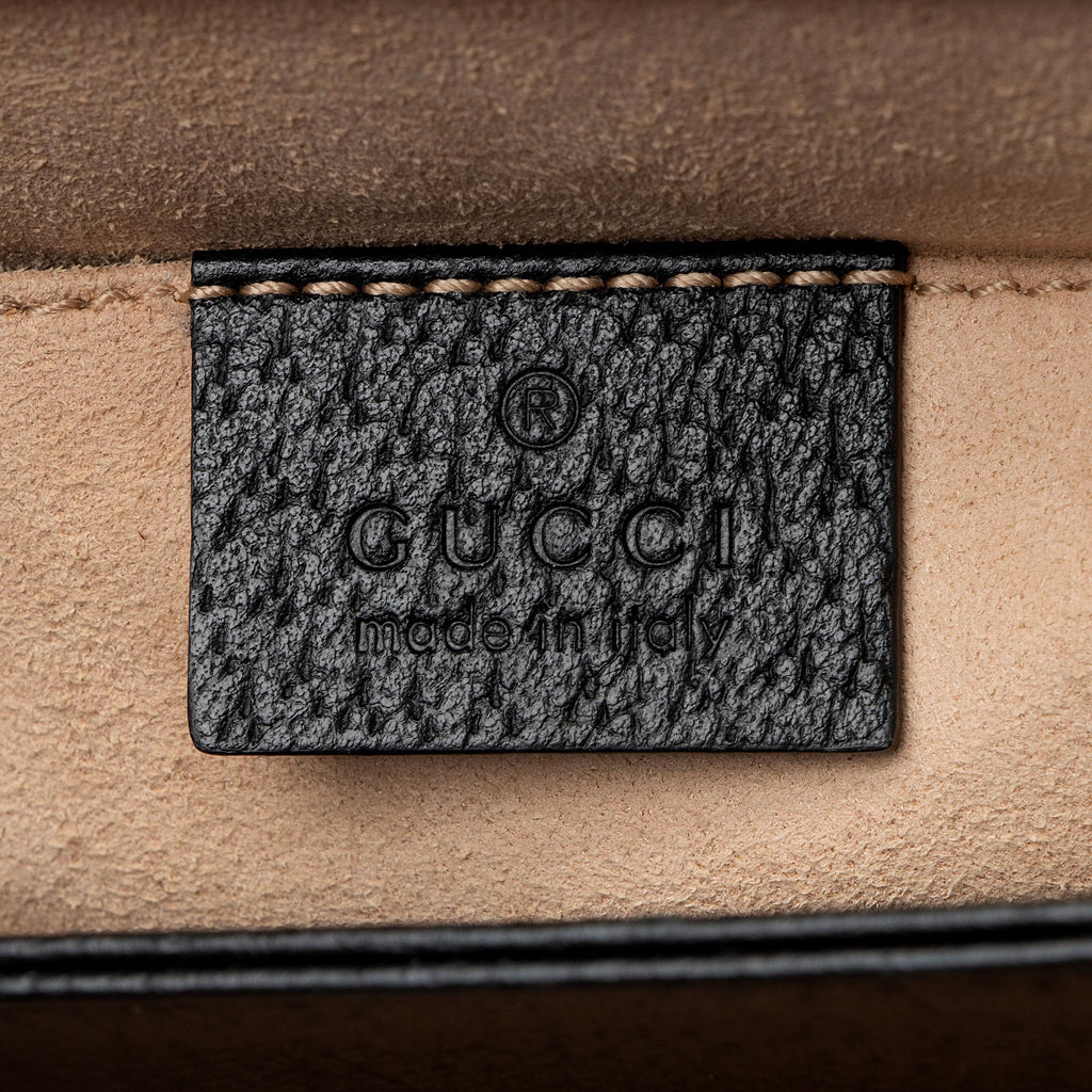 Gucci Leather Ophidia Medium Chain Shoulder Bag