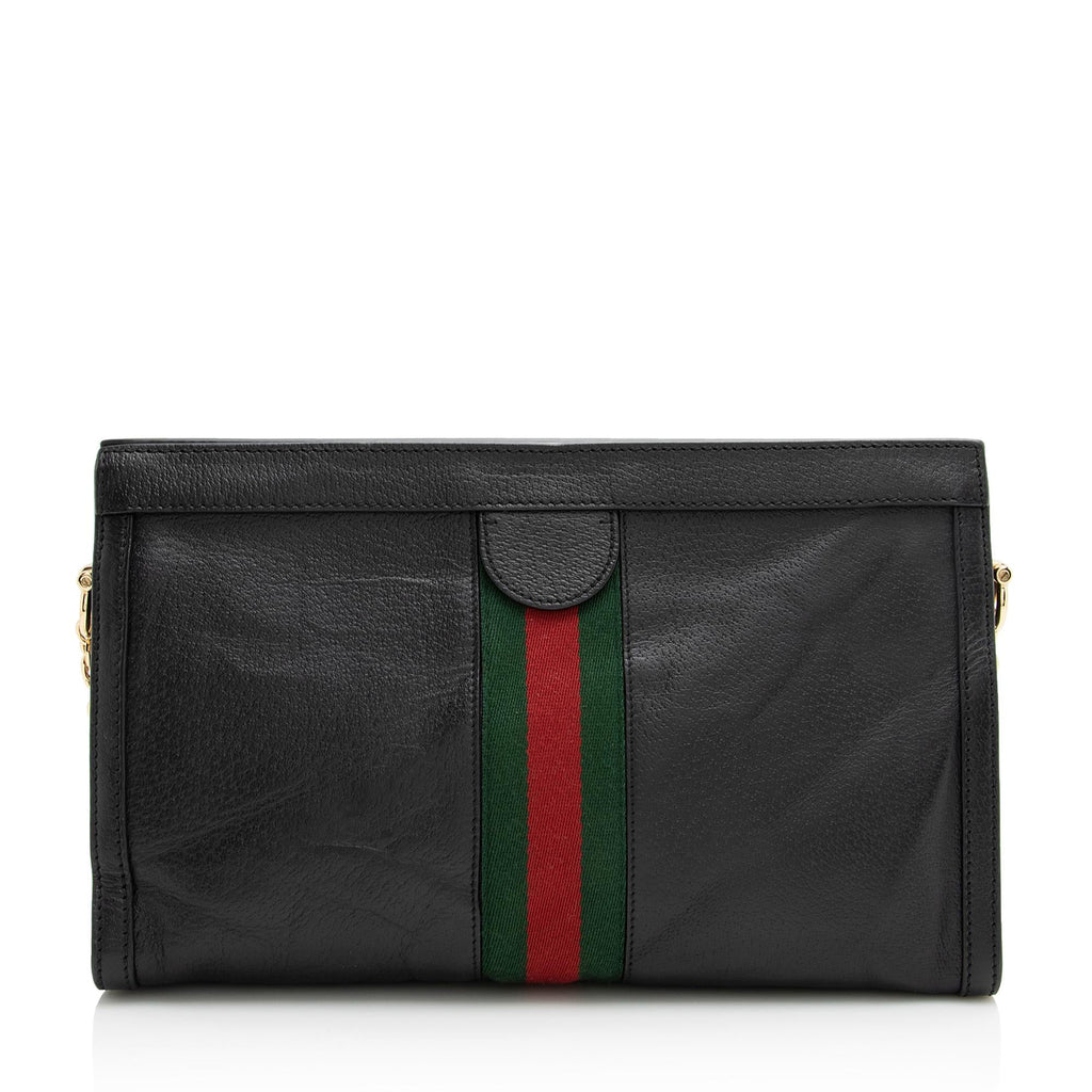 Gucci Leather Ophidia Medium Shoulder Bag (SHF-22397)