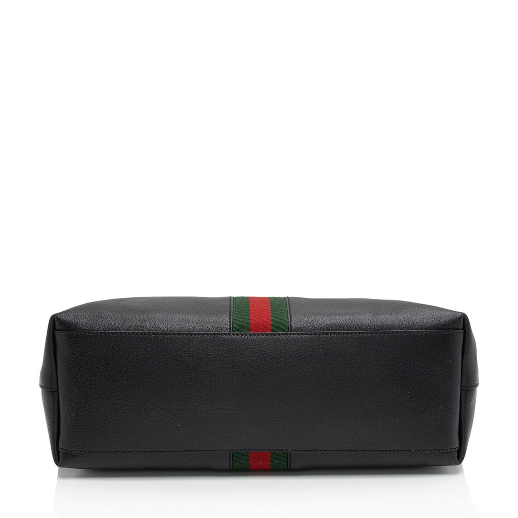 Gucci Leather Ophidia Medium Tote (SHF-Rkl1Mv)