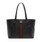 Gucci Leather Ophidia Medium Tote (SHF-Rkl1Mv)