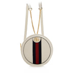 Gucci Leather Ophidia Round Mini Backpack - FINAL SALE (SHF-20024)