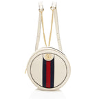 Gucci Leather Ophidia Round Mini Backpack - FINAL SALE