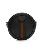 Gucci Leather Ophidia Round Mini Shoulder Bag (SHF-23807)