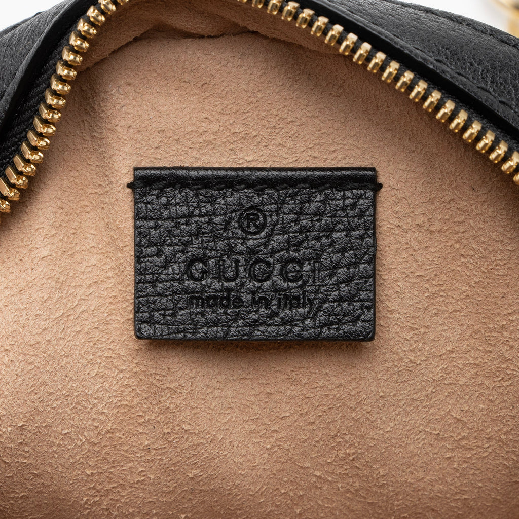 Gucci Leather Ophidia Round Mini Shoulder Bag (SHF-lSFNlA)