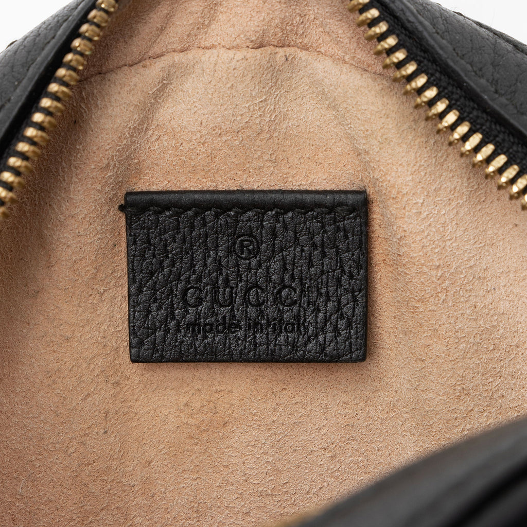Gucci Leather Ophidia Round Mini Shoulder Bag (SHF-xLECaW)