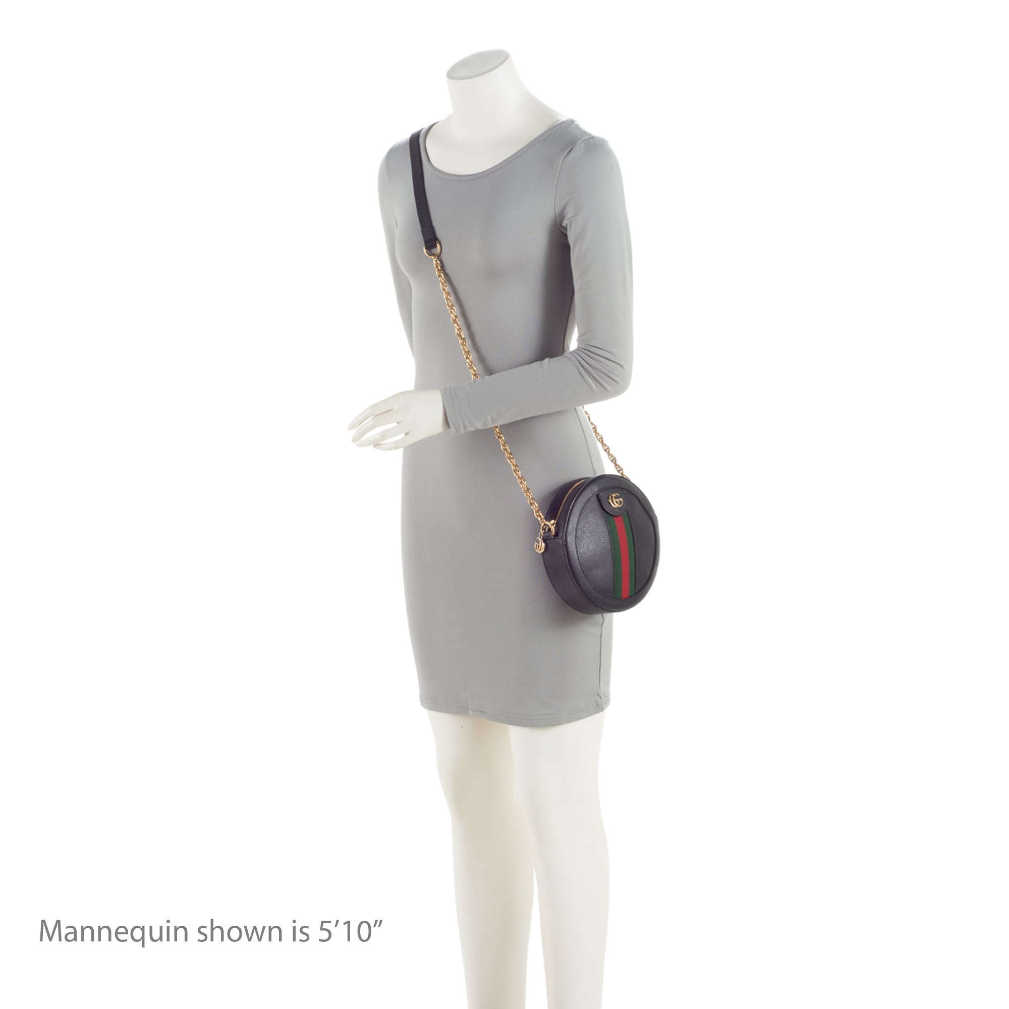 Gucci Leather Ophidia Round Mini Shoulder Bag (SHF-xLECaW)