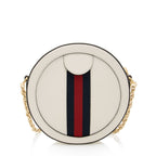 Gucci Leather Ophidia Round Mini Shoulder Bag