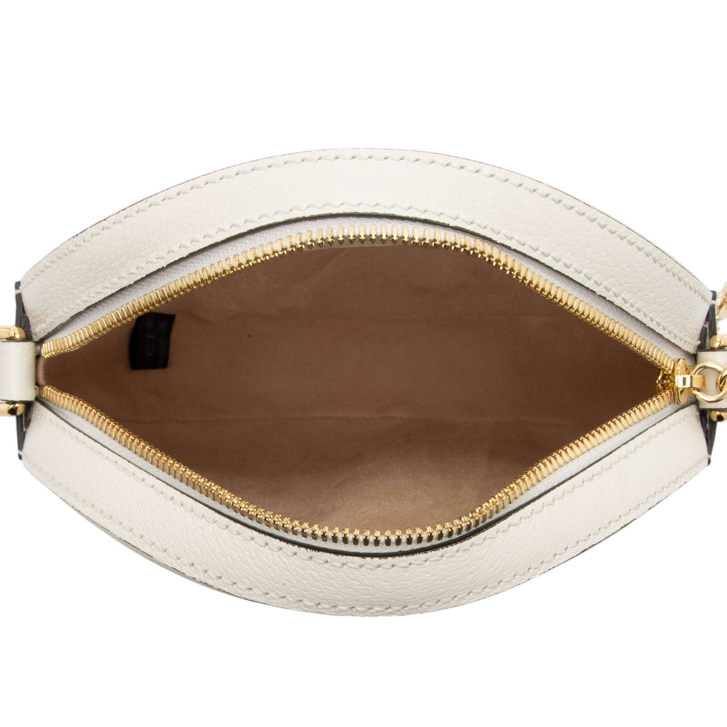 Gucci Leather Ophidia Round Mini Shoulder Bag
