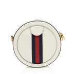 Gucci Leather Ophidia Round Mini Shoulder Bag