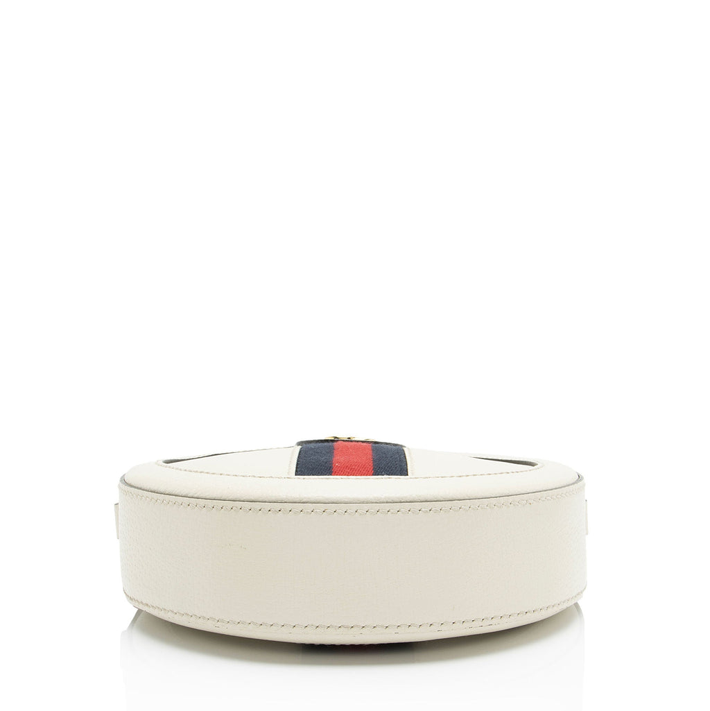 Gucci Leather Ophidia Round Mini Shoulder Bag