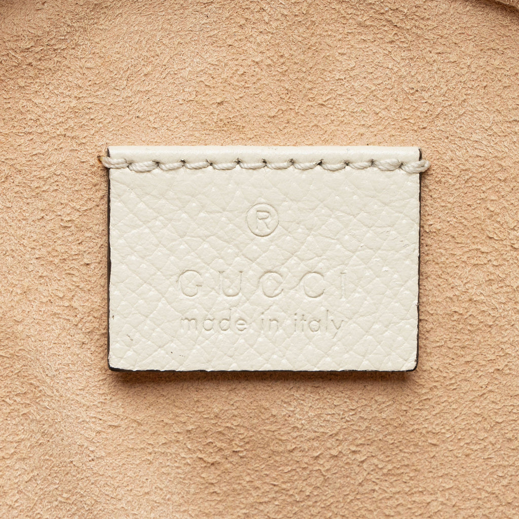 Gucci Leather Ophidia Round Mini Shoulder Bag