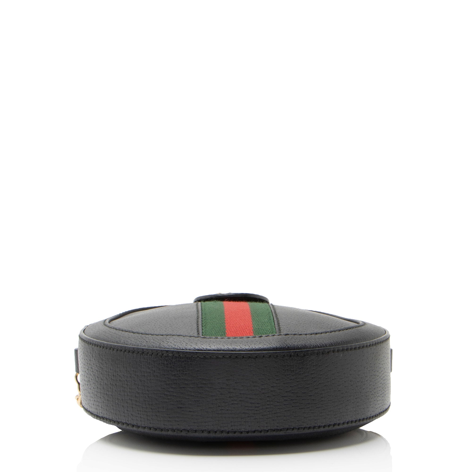 Gucci Leather Ophidia Round Mini Shoulder Bag