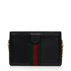 Gucci Leather Ophidia Small Shoulder Bag (SHF-KHuOEb)