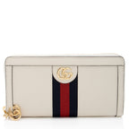 Gucci Leather Ophidia Zip Around Wallet (SHF-Ddjs3y)
