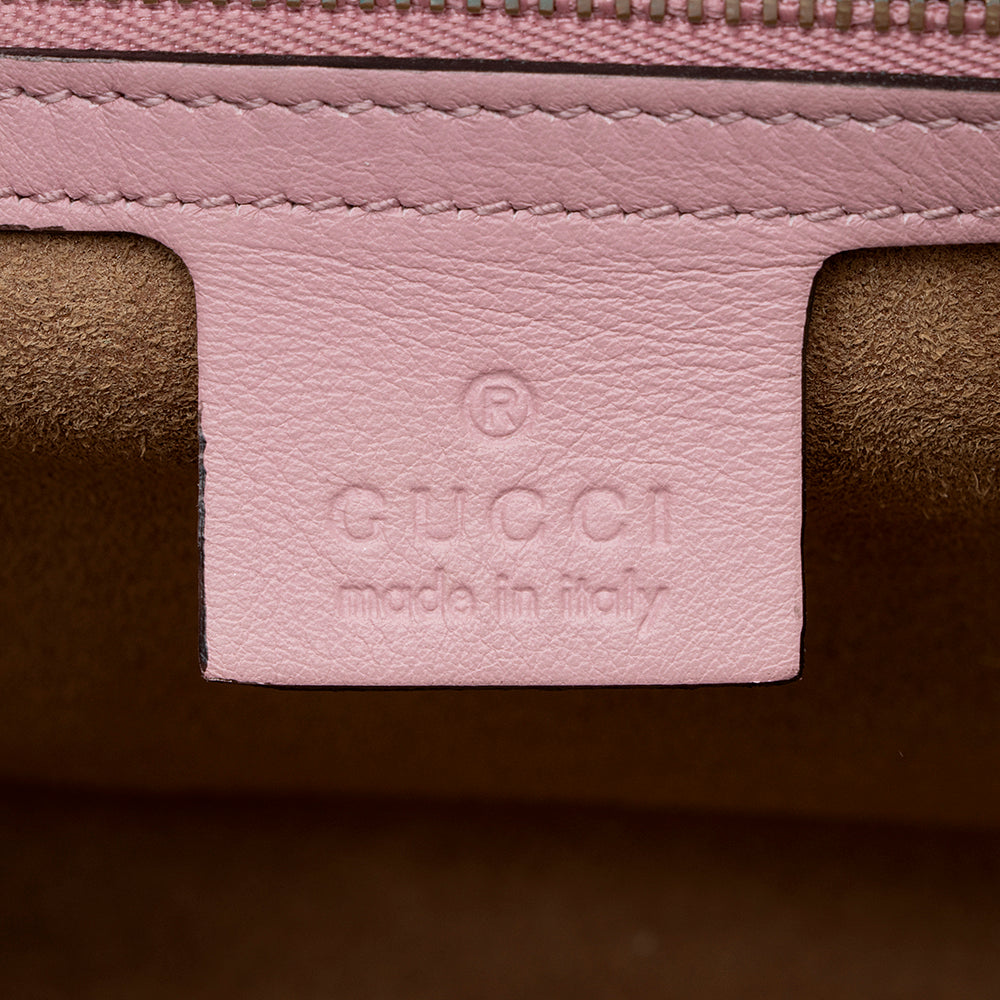 Gucci Leather Padlock Medium Shoulder Bag (SHF-21895)