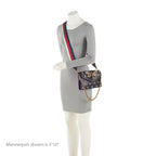 Gucci Calfskin Pearl Bee Broadway Mini Shoulder Bag