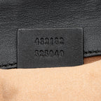 Gucci Leather Pearl Stud Padlock Small Shoulder Bag