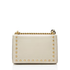 Gucci Leather Pearl Stud Padlock Small Shoulder Bag