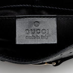 Gucci Leather Perforated Reins Pochette (SHF-17357)