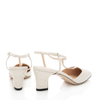 Gucci Leather Petite GG Charlotte Slingback Pumps - Size 10 / 40