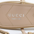 Gucci Leather Petite GG Charlotte Slingback Pumps - Size 8.5 / 38.5