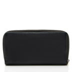 Gucci Leather Logo Print Zip Around Wallet