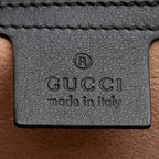 Gucci Leather Queen Margaret Bamboo Top Handle Satchel (SHF-20613)