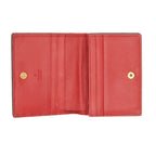 Gucci Leather Queen Margaret Bee Card Case (SHF-xcHoPF)
