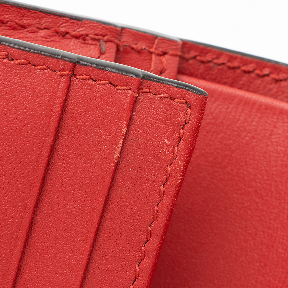 Gucci Leather Queen Margaret Card Case (SHF-19661)
