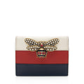 Gucci Leather Queen Margaret Card Case (SHF-19661)