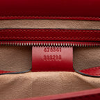 Gucci Leather Queen Margaret Top Handle Satchel (SHF-17422)