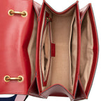 Gucci Leather Queen Margaret Top Handle Satchel (SHF-17781)