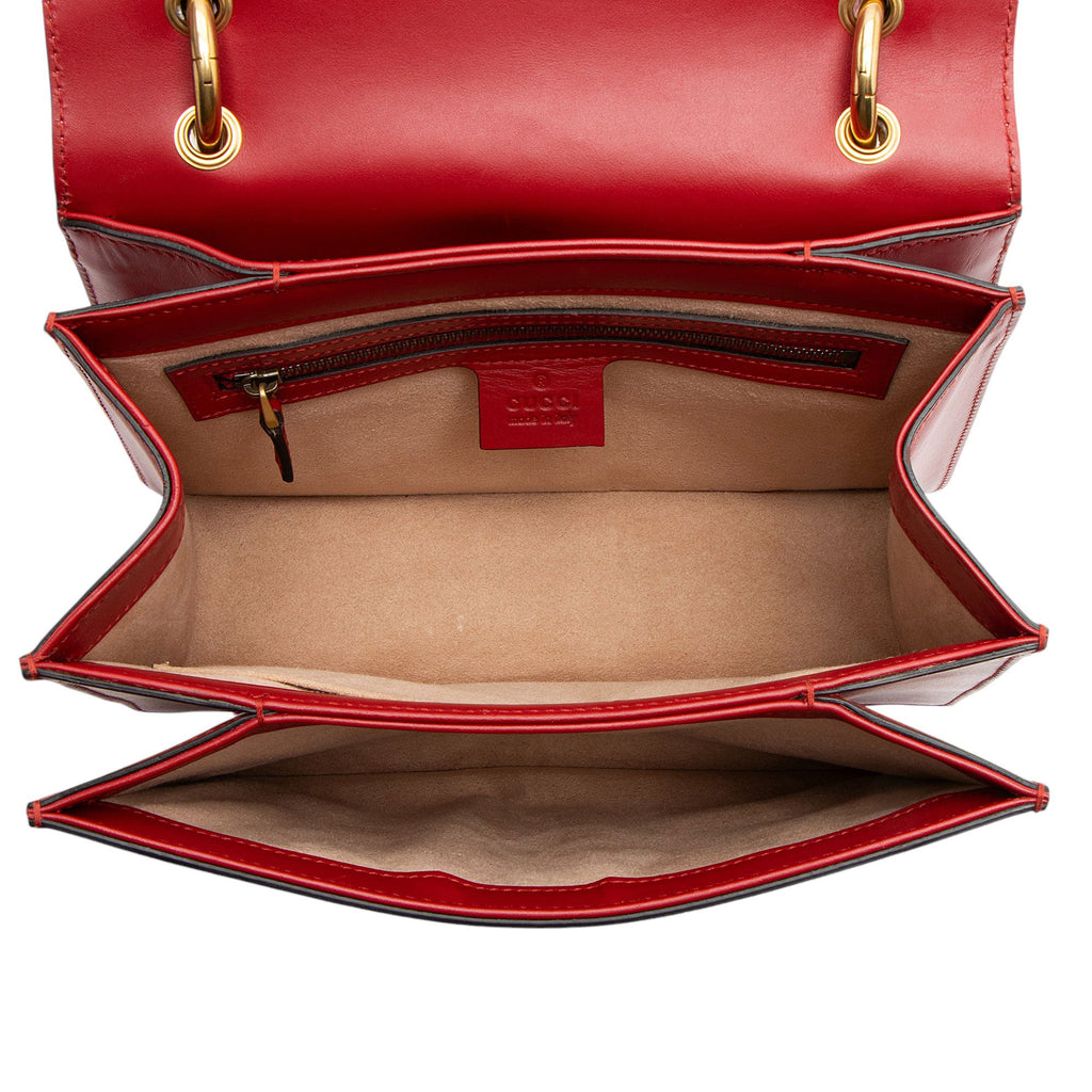 Gucci Leather Queen Margaret Top Handle (SHF-oBE2Ol)