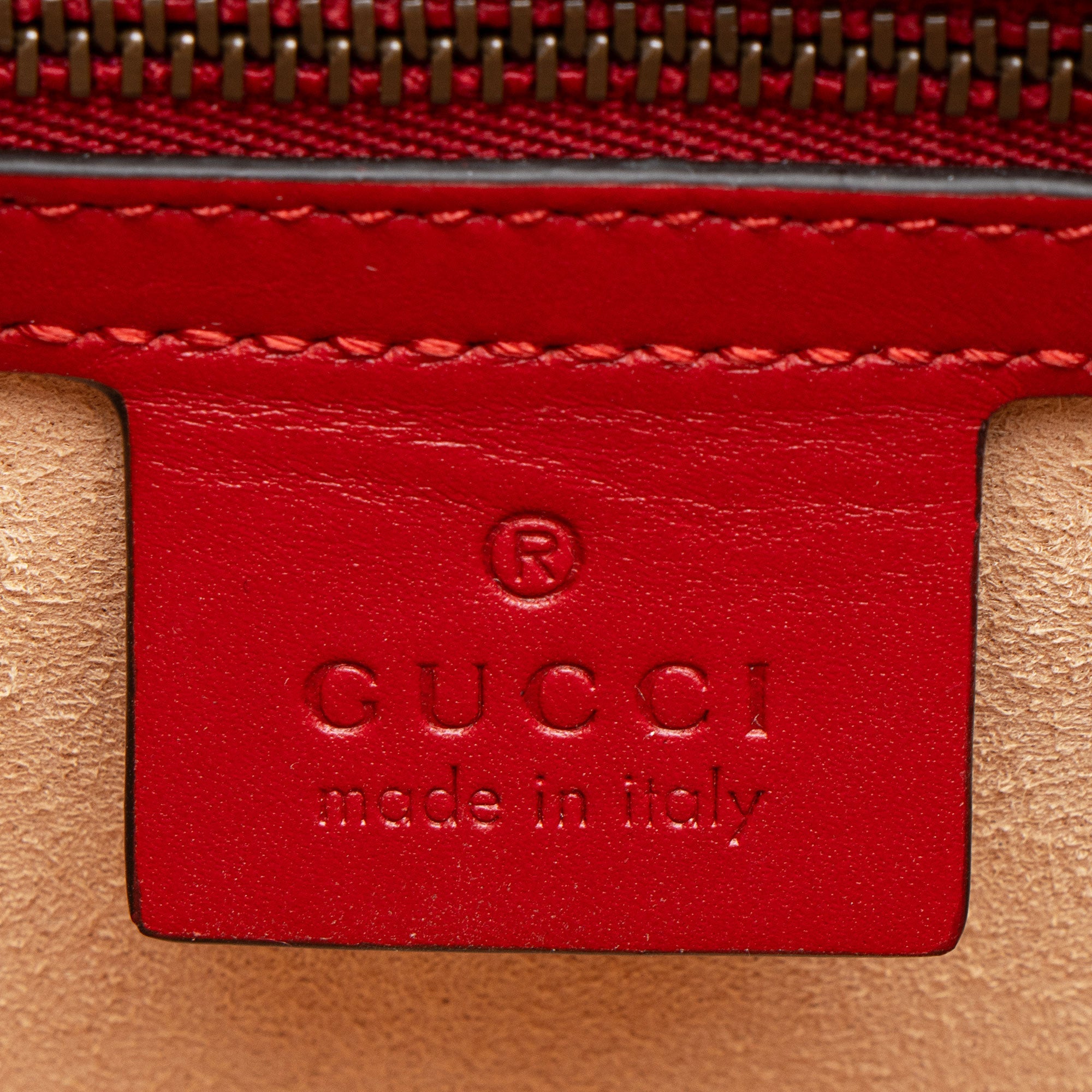 Gucci Leather Queen Margaret Top Handle