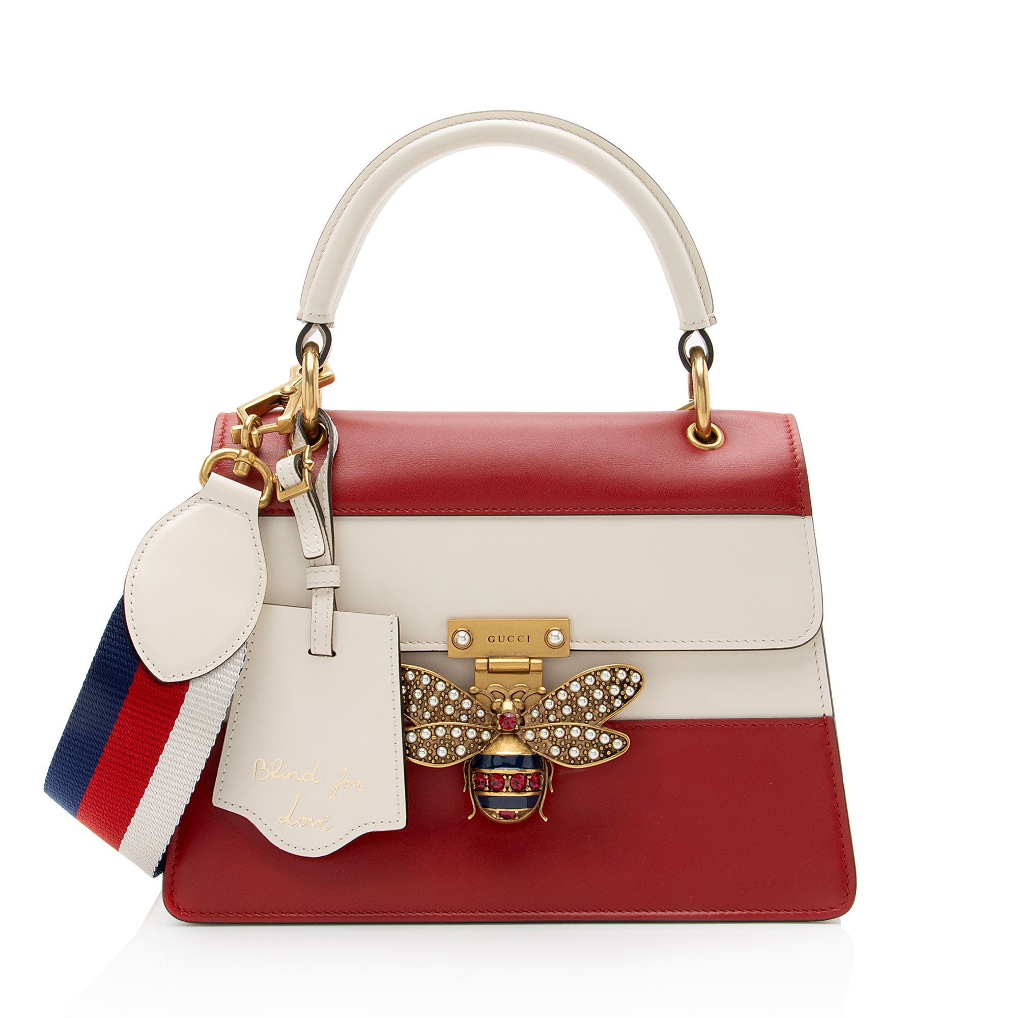 Gucci Leather Queen Margaret Top Handle