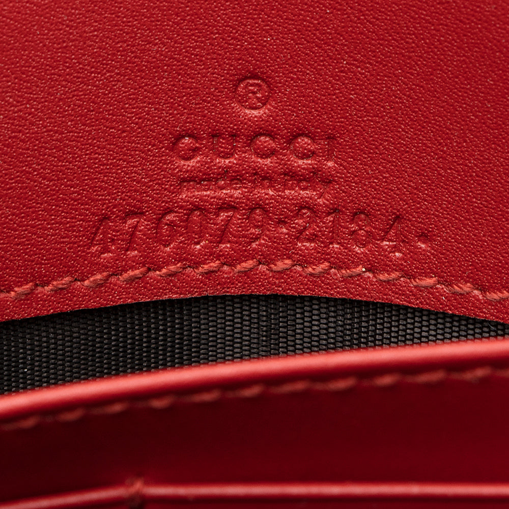 Gucci Leather Queen Margaret Wallet on Chain (SHF-19745)