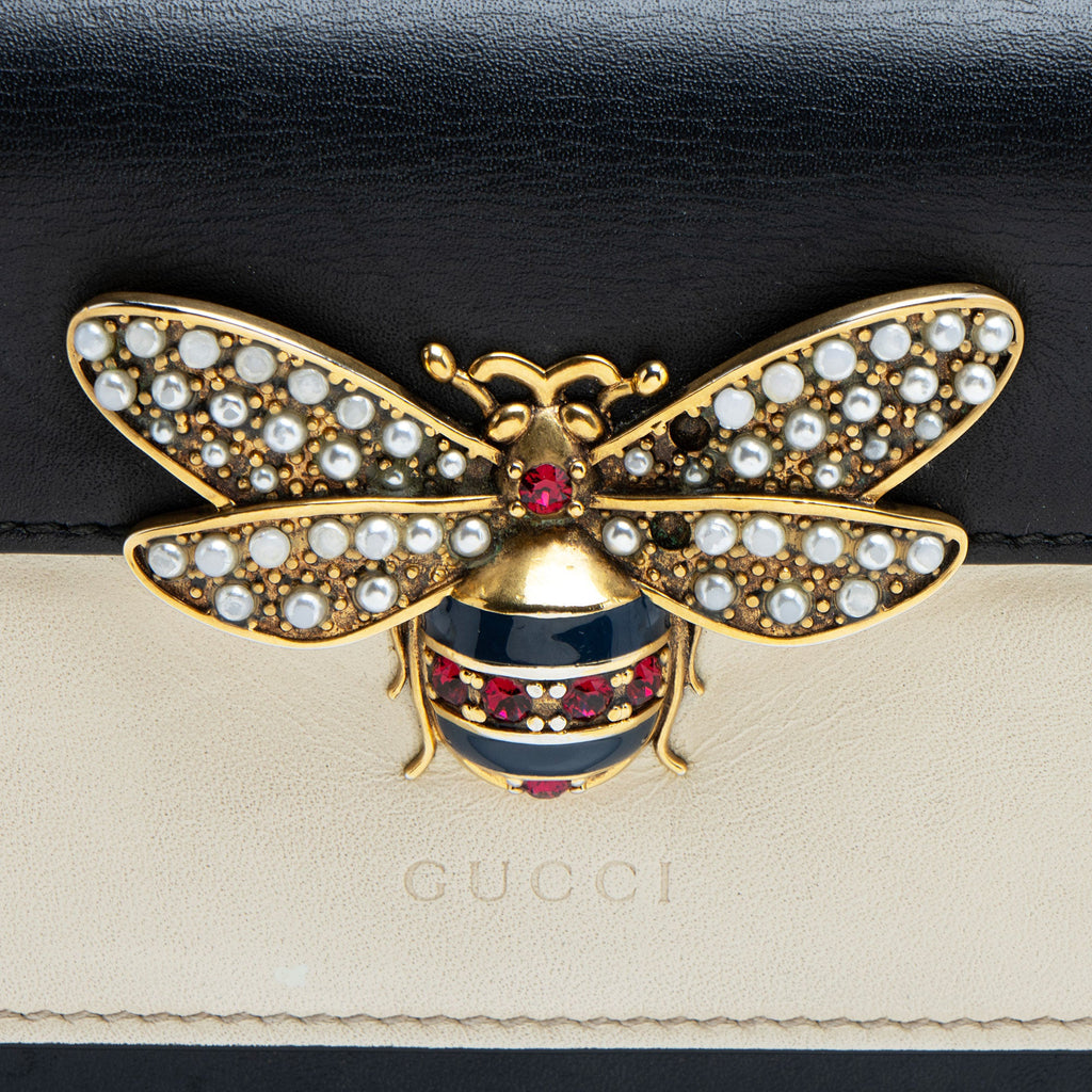 Gucci Leather Queen Margaret Wallet on Chain