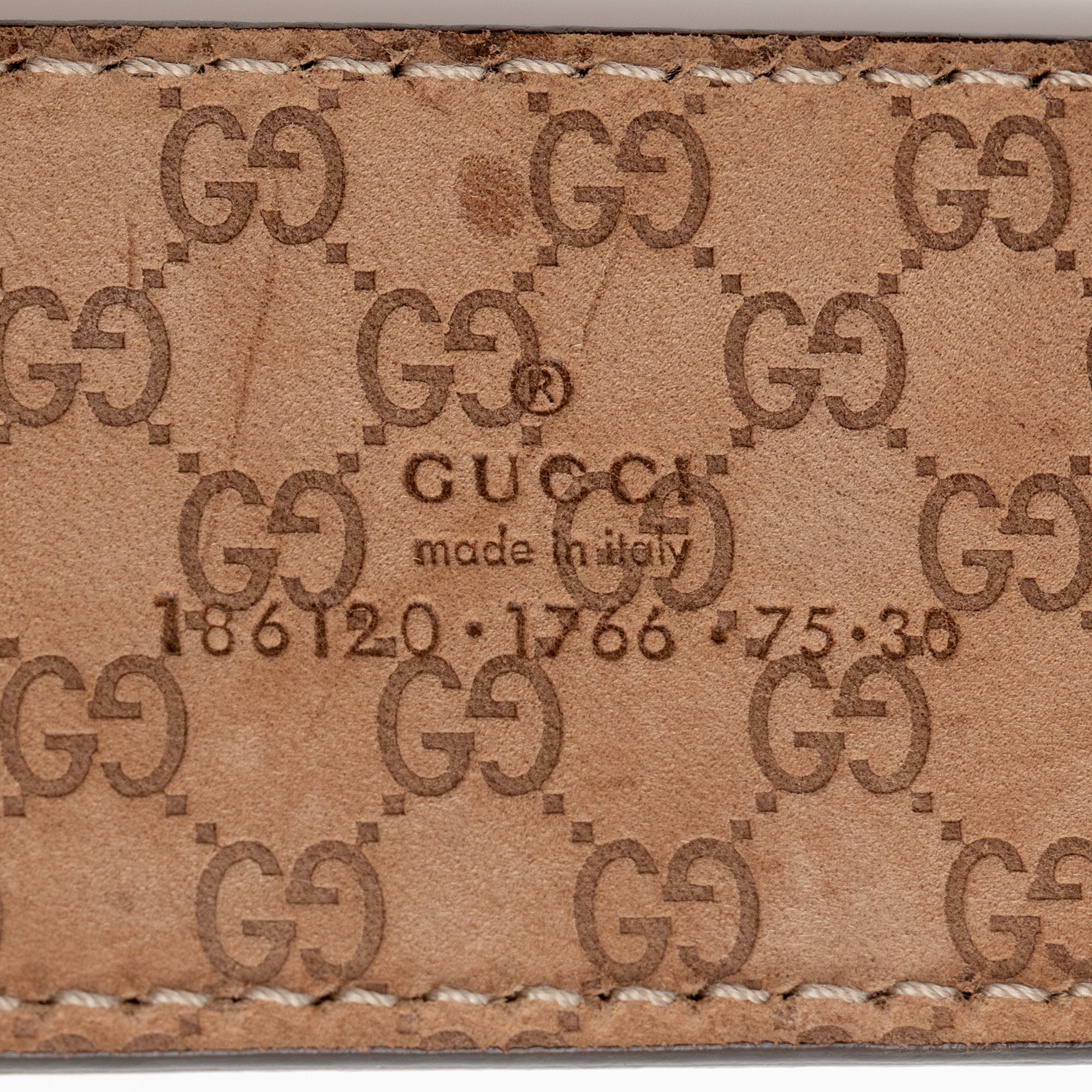 Gucci Leather Queen Belt - Size 30 / 75 (SHF-qLYPhJ)