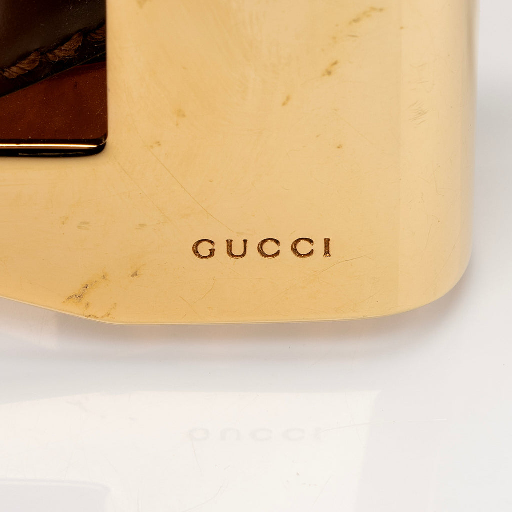 Gucci Leather Queen Belt - Size 30 / 75 (SHF-qLYPhJ)