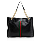 Gucci Leather Rajah Large Tote (SHF-21797)