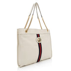 Gucci Leather Rajah Large Tote (SHF-cFWNwM)