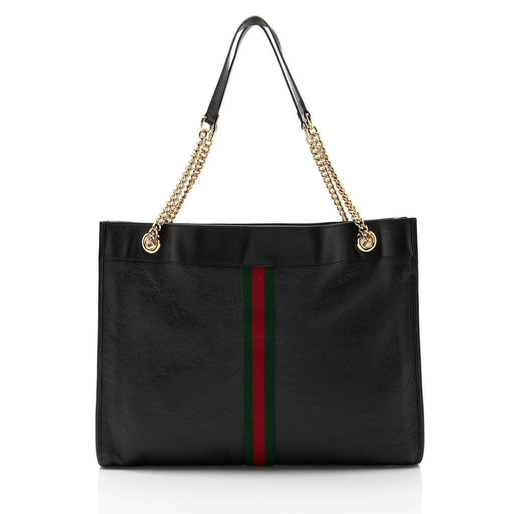 Gucci Leather Rajah Large Tote
