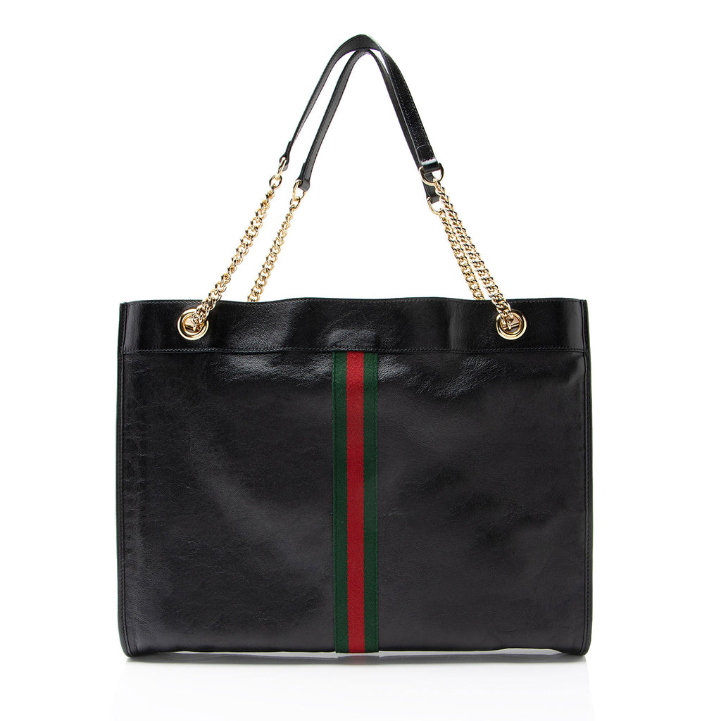 Gucci Leather Rajah Large Tote