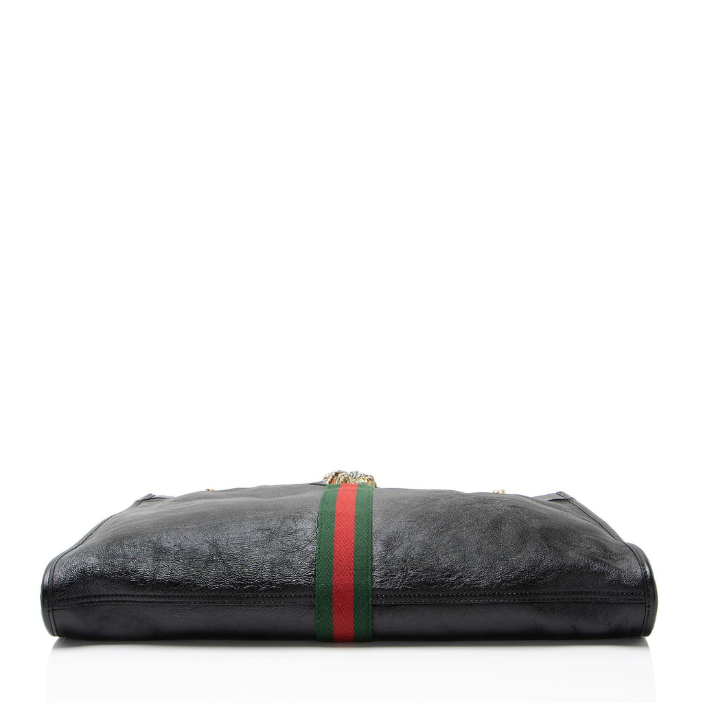 Gucci Leather Rajah Large Tote