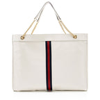 Gucci Leather Rajah Maxi Tote (SHF-rKkXgP)
