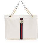 Gucci Leather Rajah Maxi Tote (SHF-rKkXgP)