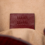 Gucci Leather Rebelle Medium Backpack